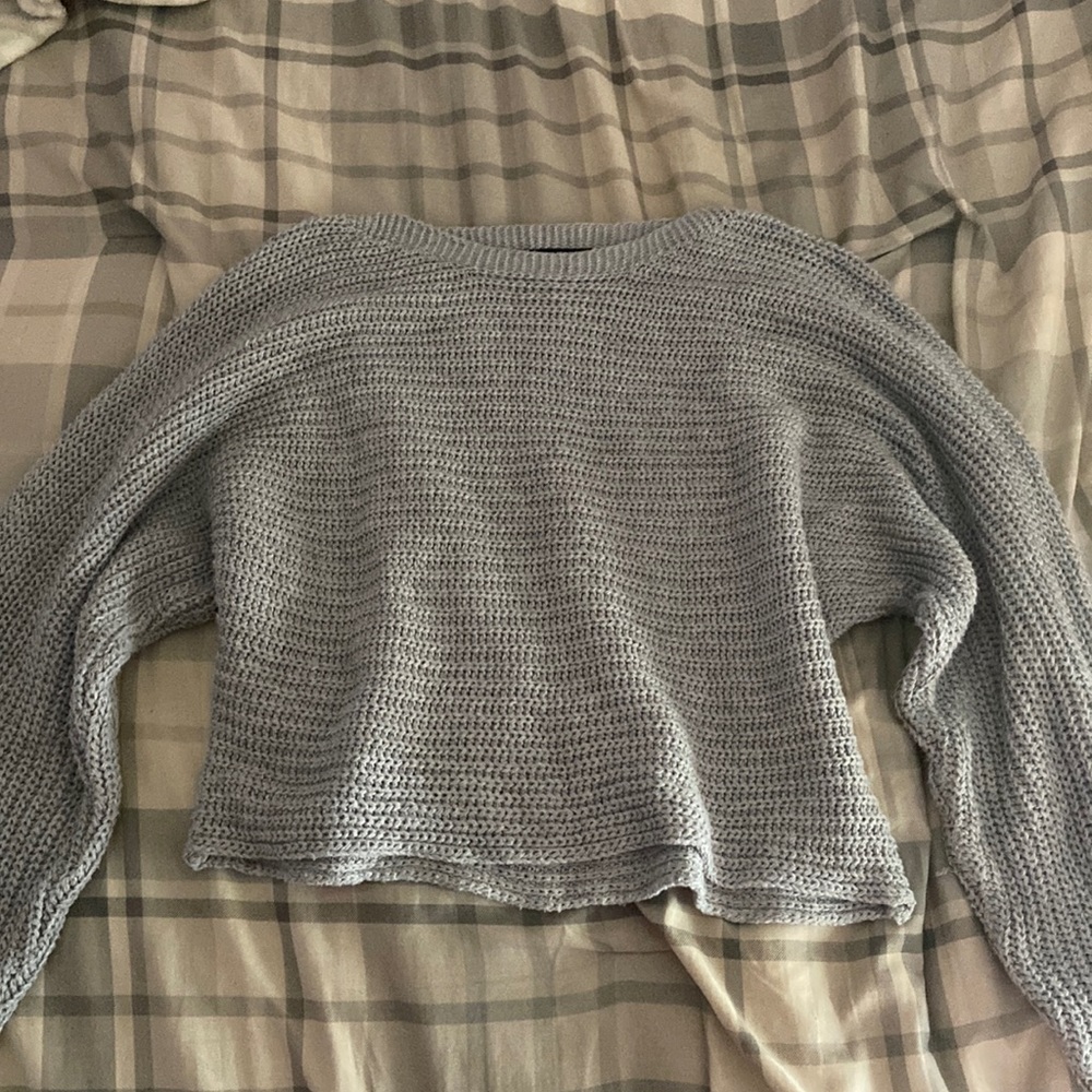 cropped knit sweater from SHEIN